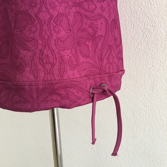 Athleta Purple Floral Tinker Tank Top Size M - Picture 3 of 7